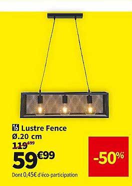 lustre fence ø.20 cm