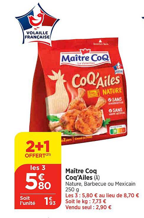 maître coq coq'ailes