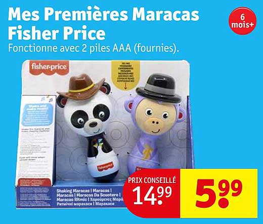 mes premières maracas fisher price