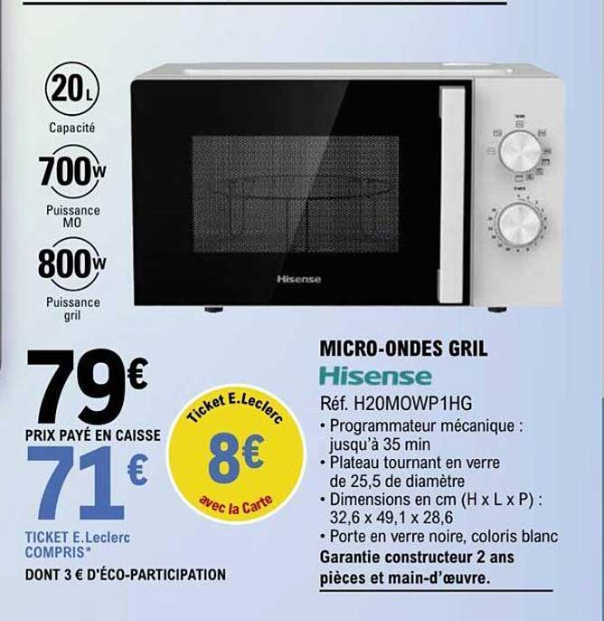micro-ondes gril hisense