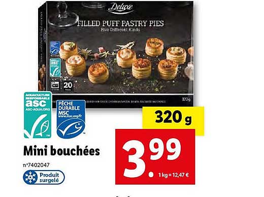 Mini Bouchées Deluxe