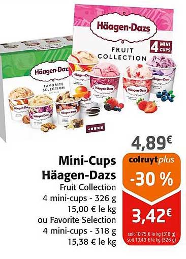 mini-cups häagen-dazs