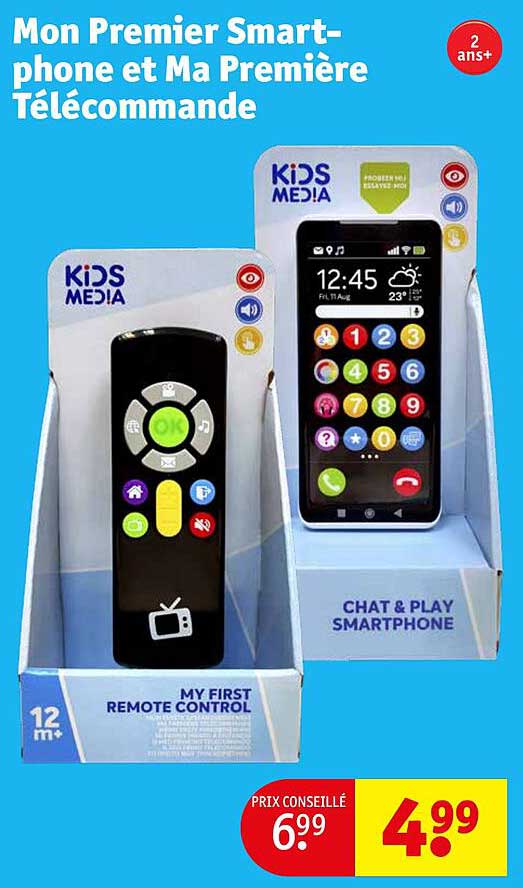 mon premier smartphone et ma première télécommande