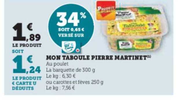 mon taboulé pierre martinet