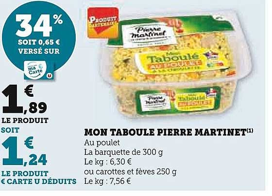 mon taboulé pierre martinet