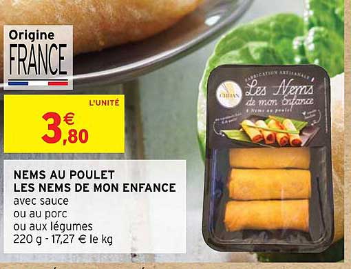 nems au poulet les nems de mon enfance