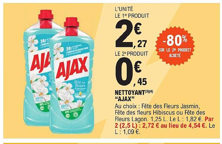 Nettoyant "ajax"