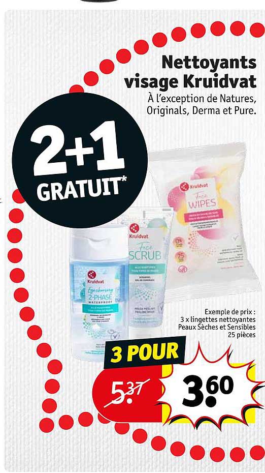 nettoyants visage kruidvat