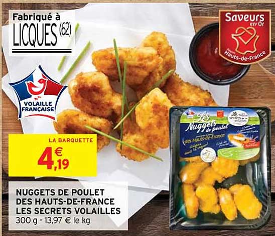 Nuggets De Poulet Des Hauts-de-france Les Secrets Volailles