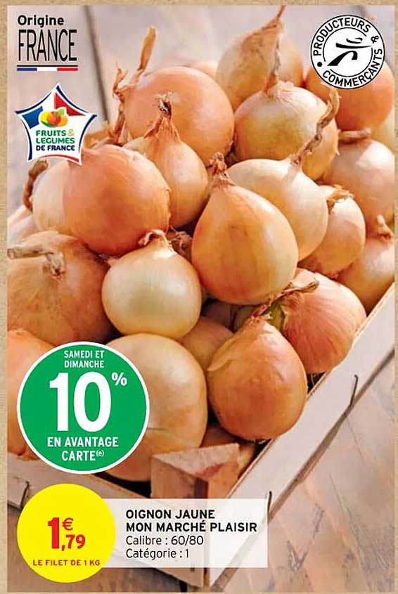 oignon jaune mon marché plaisir