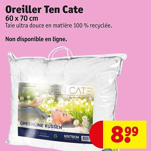 oreiller ten cate 60 x 70 cm
