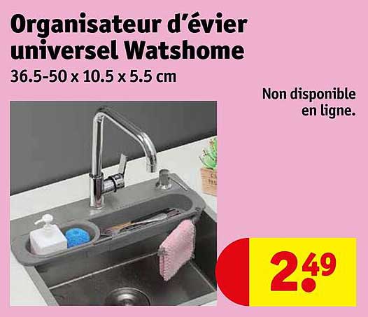Organisateur D'évier Universel Watshome