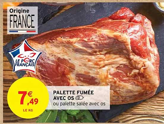 Palette Fumée Avec Os