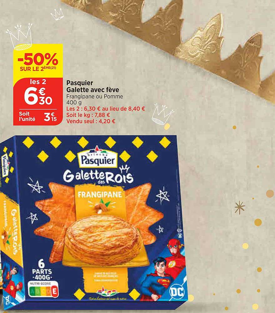 pasquier galette avec fève