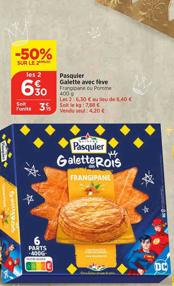 pasquier galette avec fève