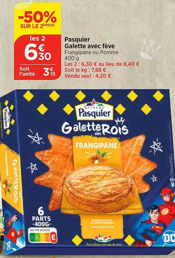pasquier galette avec fève