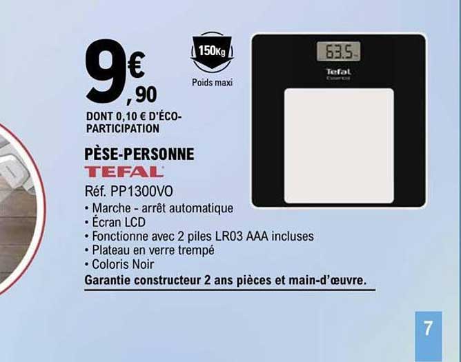 pèse-personne tefal