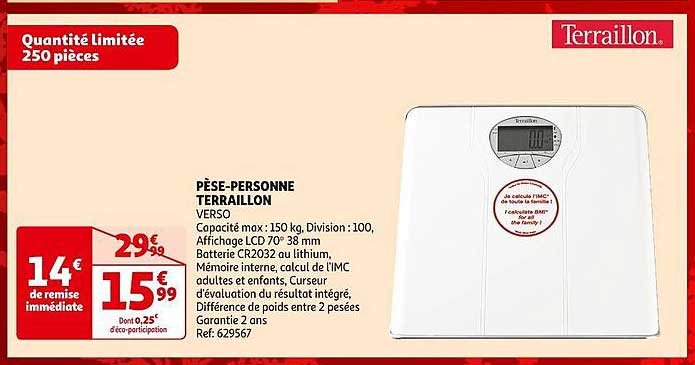 pèse-personne terraillon