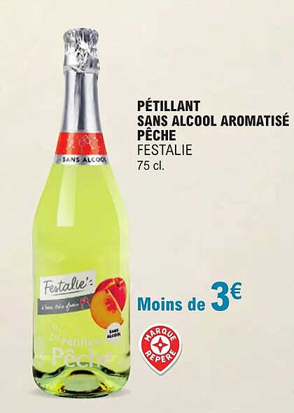 Pétillant Sans Alcool Aromatisé Pêche Festalie