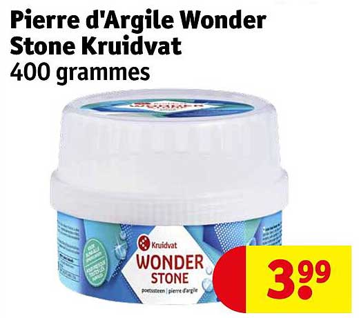 pierre d'argile wonder stone kruidvat 400 grammes