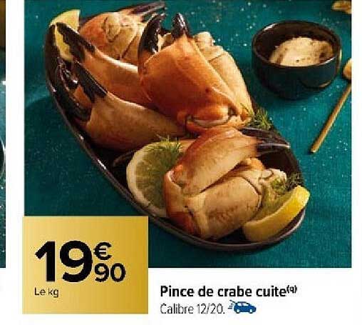 Pince De Crabe Cuite