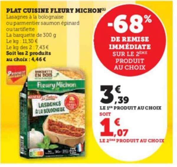 plat cuisine fleury michon