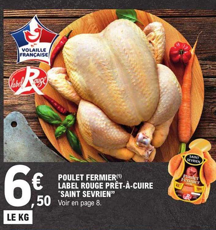 poulet fermier label rouge prêt-à-cuire "saint sevrien"