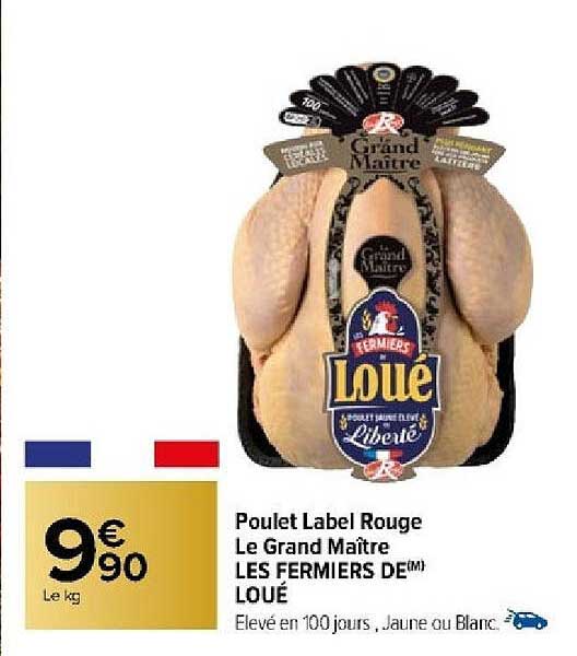 poulet label rouge le grand maître les fermiers de loué