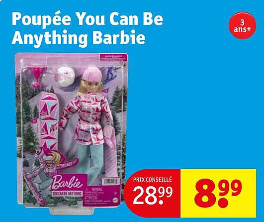poupée you can be anything barbie