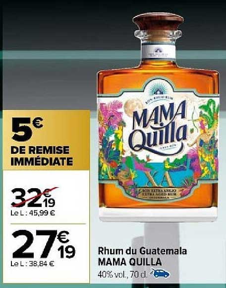 rhum du guatemala mama quilla