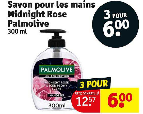 savon pour les mains midnight rose palmolive 300 ml