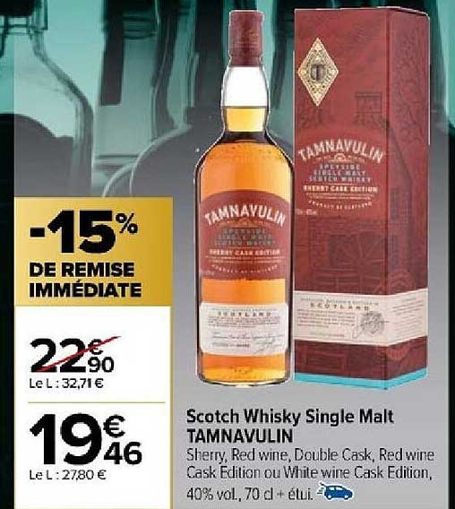 scotch whisky single malt tamnavulin