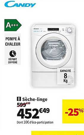 sèche-linge candy