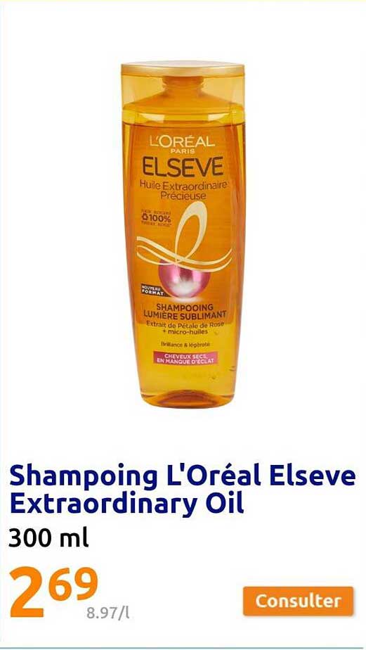 shampoing l'oréal elseve extraordinary oil