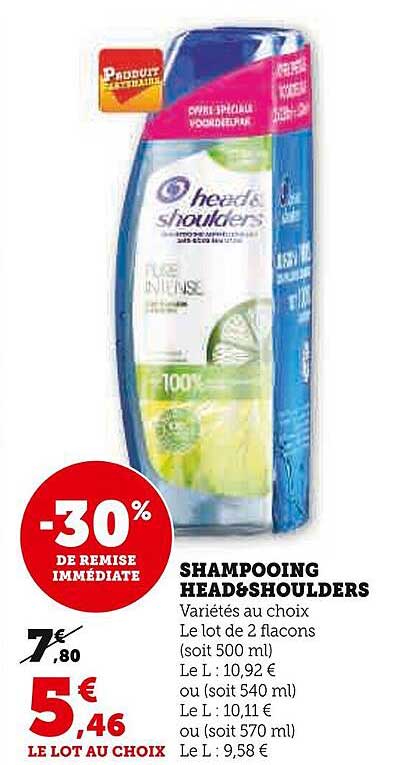 Shampooing Head & Shoulders