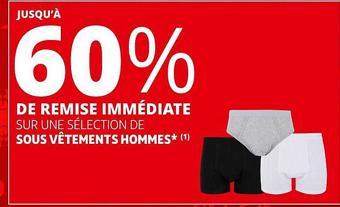 sous vêtements hommes