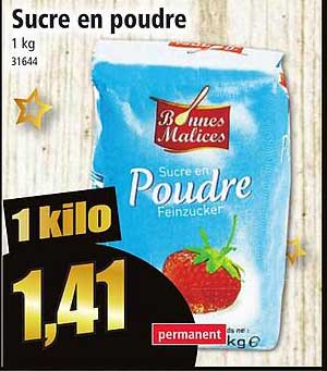 sucre en poudre bonnes malices
