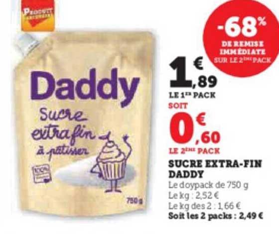 Sucre Extra-fin Daddy