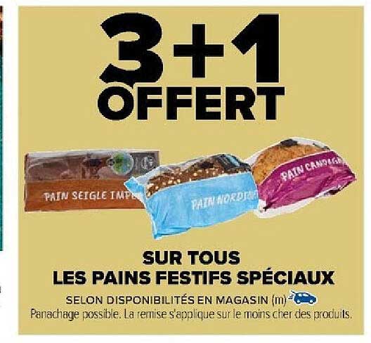sur tous les pains festifs spéciaux