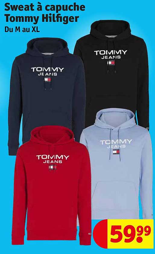 sweat à capuche tommy hilfiger