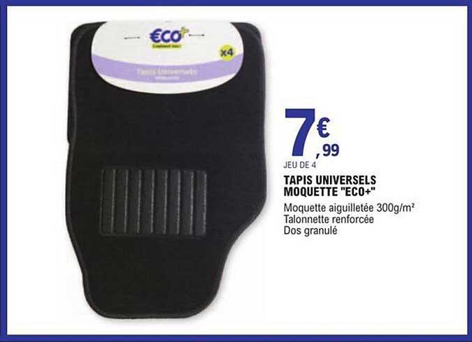 tapis universels moquette "éco+"
