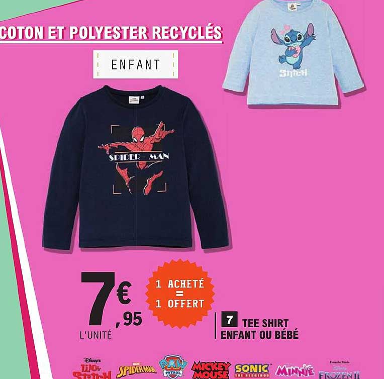 tee-shirt enfant ou bébé