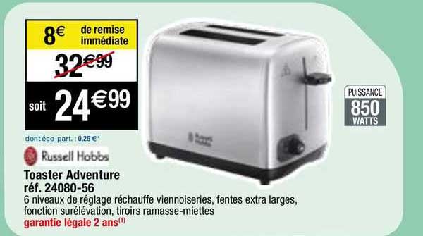 toaster adventure russell hobbs