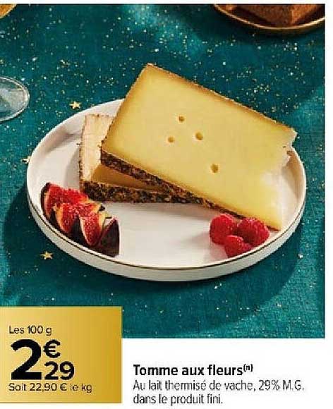 Tomme Aux Fleurs
