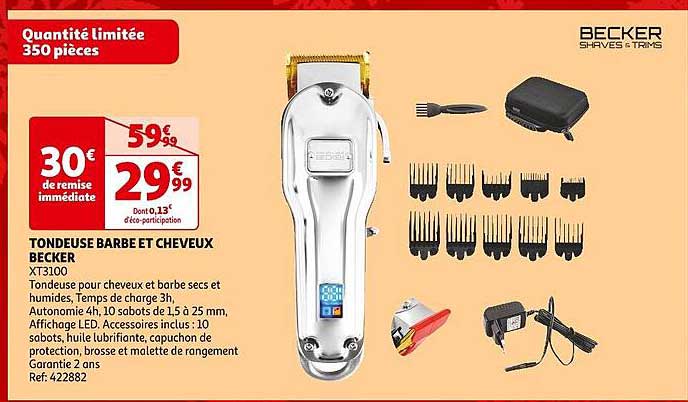 Tondeuse Barbe Et Cheveux Becker