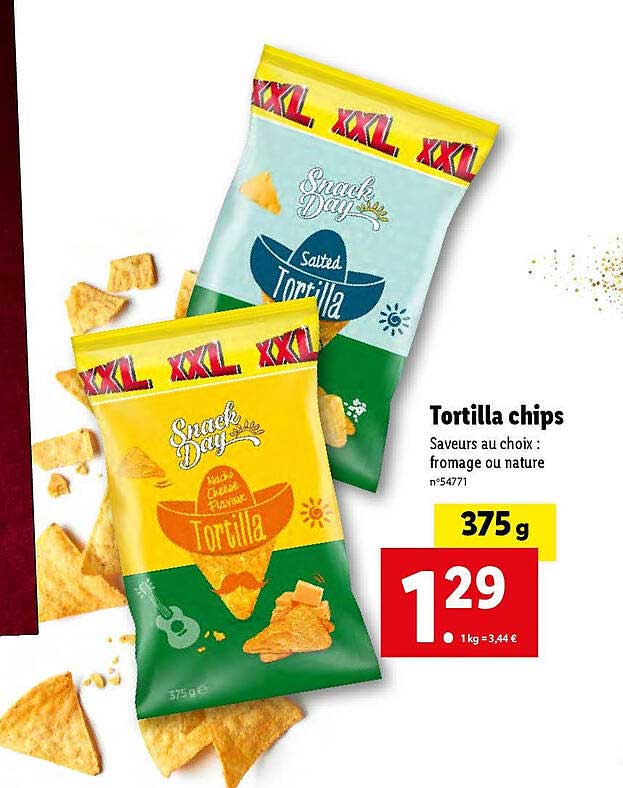 tortilla chips snack day
