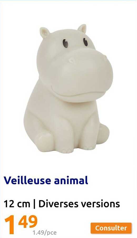 Veilleuse Animal