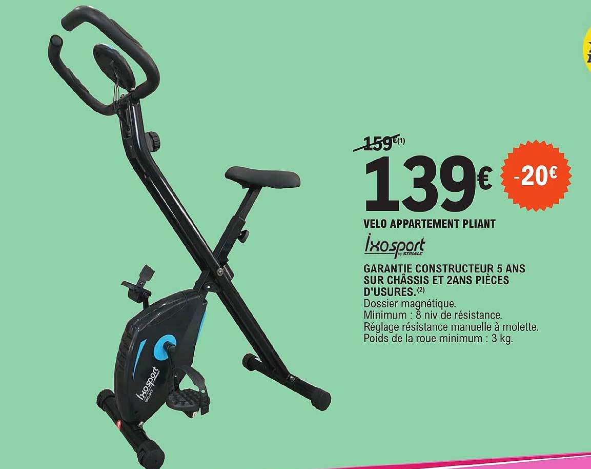 Vélo Appartement Pliant Ixosport