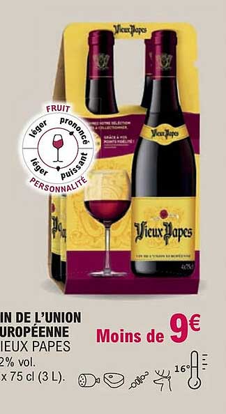 vin de l'union européenne vieux papes
