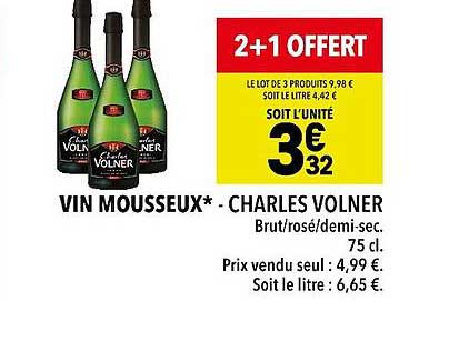 vin mousseux - charles volner